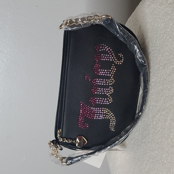 NWT Juicy Couture Licorice be classic II shoulder - Picture 1 of 6